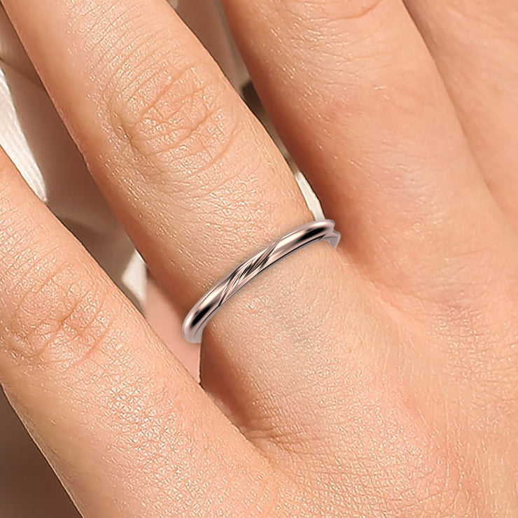 925 sterling silver ornaments + simple love + minimalist classic thick  plain Silver concave face ring can be customized - Shop Martina Olga  Boutique Couples' Rings - Pinkoi